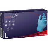 Image for Large Blue Nitrile Gloves (Size 10)