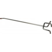Image for 6? Single Prong Hook With Safety Tips For Pegboards