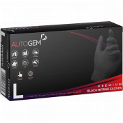 Image for Large Black Nitrile Gloves (Size 10)