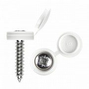 Image for White Caps; Self Tapping Screws & Washers