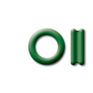 Image for O-Ring - Double Lip 8mm Green