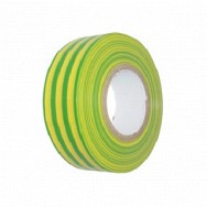 Image for 19mm x 20m PVC Tape - Yellow/ Green