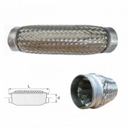 Image for Inner Braided Flexi Pipe 38x200mm (dxL)