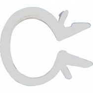 Image for Omega Clips - 17mm White